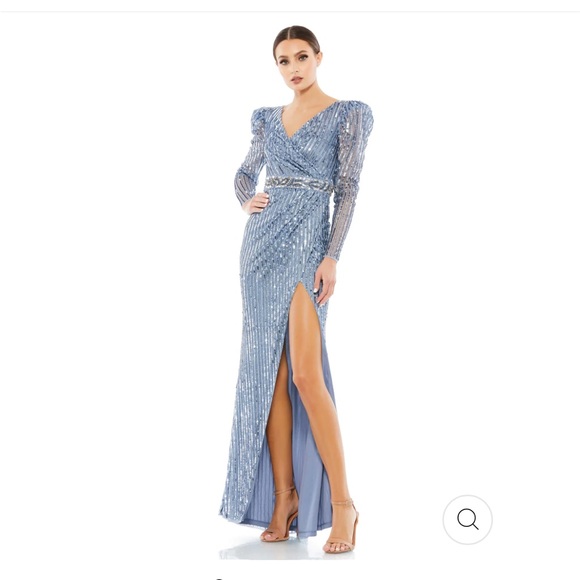 Mac Duggal Dresses & Skirts - NWT MAC DUGGAL GOWN  SIZE 14  slate blue